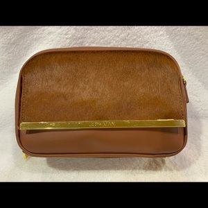 JOY & IMAN Luxe Leather & Calf Hair Crossbody Bag Brand New with tags.